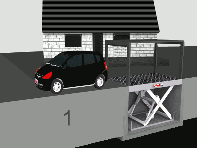 Autohauslösungen – Autolift Animation