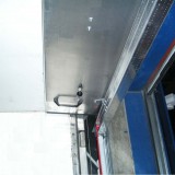 Regenabweiser (RA) mit Auffangklappe unter dem LKW-Dach