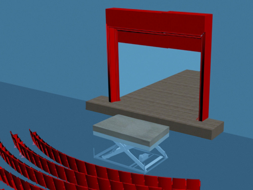Theater lifting table
