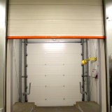 Opened Lift Gate with Vertical Running Rail (VL)