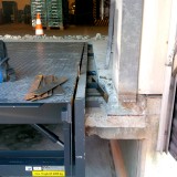cutted concrete slot